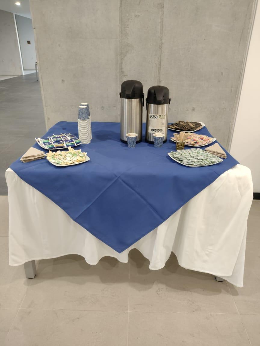 Estación de café para jornada corporativa